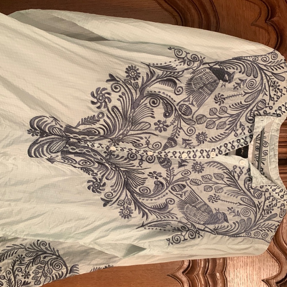 Johnny Was BIYA lightweight silk tunic.